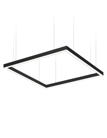 Abigali Lampa liniowa LED Square System double side kwadrat 120x120 NW