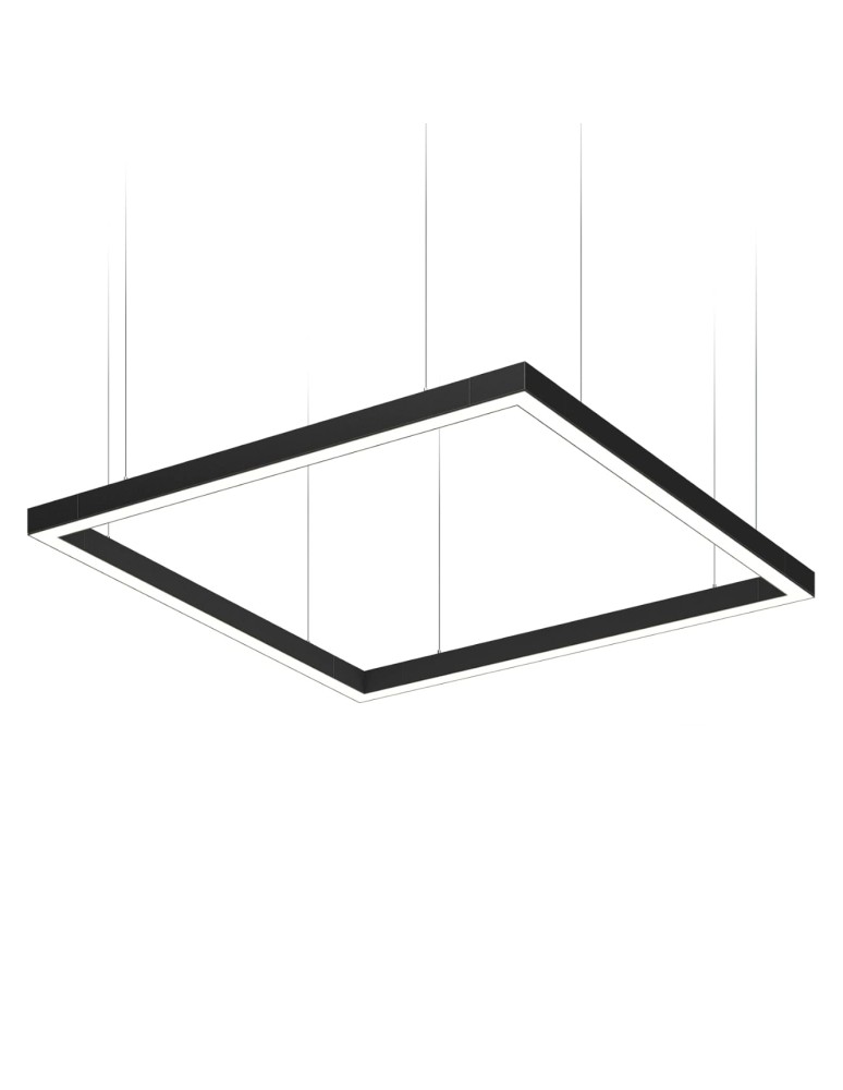 Abigali Lampa liniowa LED Square System double side kwadrat 120x120 NW