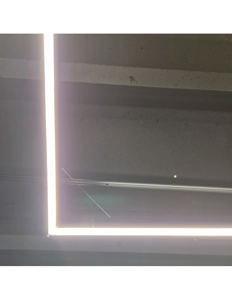 Abigali Lampa liniowa LED Square System double side kwadrat 120x120 NW