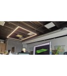 Abigali Lampa liniowa LED Square System double side kwadrat 120x120 NW