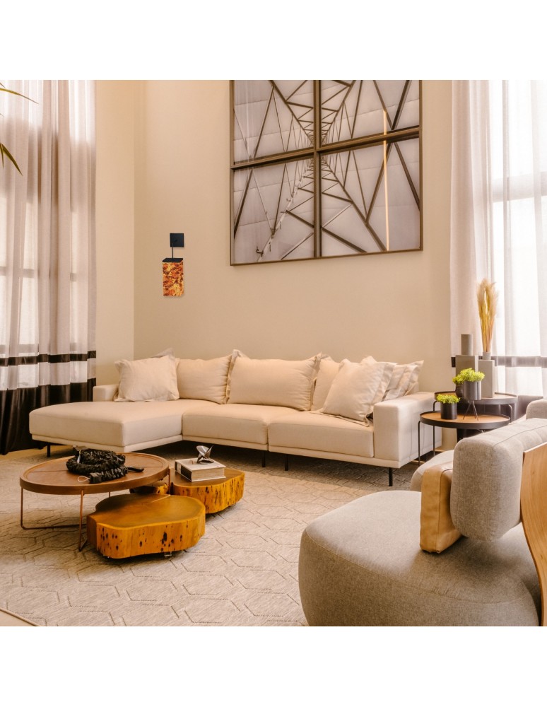 Abigali Kinkiet 6617 Marble Stone 606R 7W 3000K 8 x 8 x 20 cm