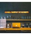 Abigali Lampa wisząca 6602 Marble Stone 607Y 30W 3000K 6 x 6 x 120 cm