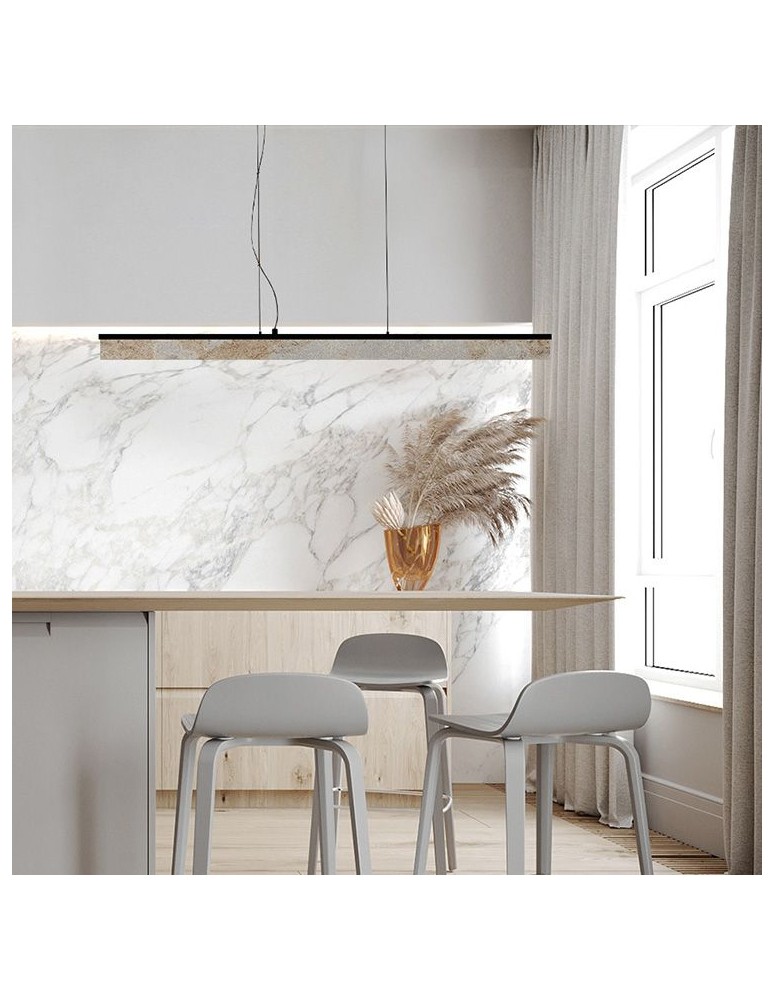 Abigali Lampa wisząca 6602 Marble Stone 606R 30W 3000K 6 x 6 x 120 cm