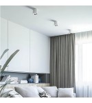 Ceiling downlights - tubes - Abigali Spot Vaiolett 10W NW White ceiling luminaire - product 3