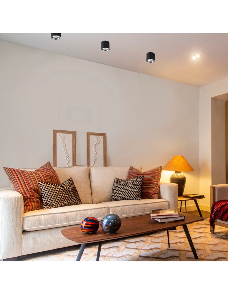 Abigali Oprawa nastropowa Spot Vaiolett 10W NW Czarny