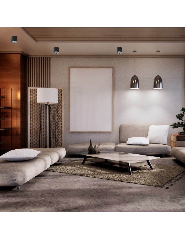 Ceiling downlights - tubes - Abigali Spot Vaiolett 10W NW Black Ceiling Luminaire - product kolory-swiatla.pl 3