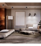 Abigali Oprawa nastropowa Spot Vaiolett 15W NW Czarny