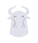 Abigali Lampa ścienna LED Byk Bull Biała