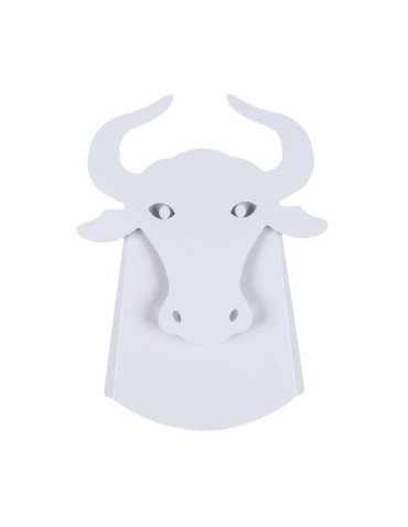 Abigali Lampa ścienna LED Byk Bull Biała