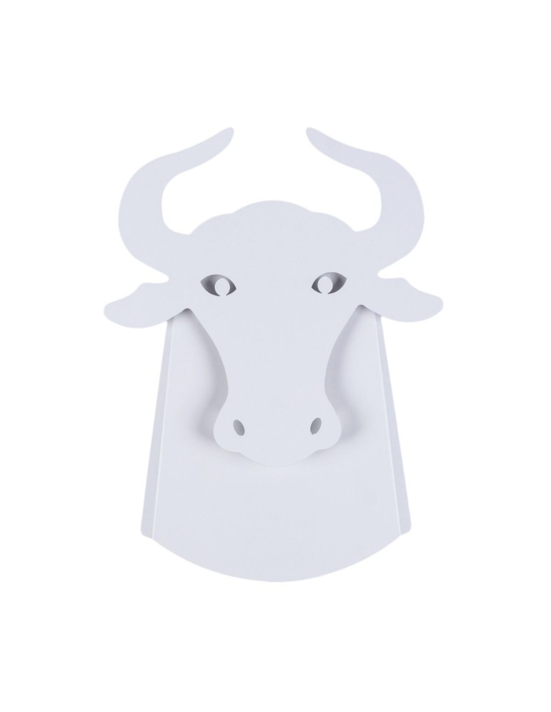 Abigali Lampa ścienna LED Byk Bull Biała