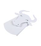 Abigali Lampa ścienna LED Byk Bull Biała