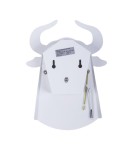 Abigali Lampa ścienna LED Byk Bull Biała