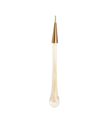 Abigali Glamour Pendant Lamp Melted Gold 3W 3000K, gold