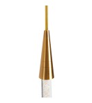 Abigali Glamour Lampa wisząca Melted Gold 3W 3000K, złoty