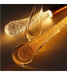 Abigali Glamour Lampa wisząca Melted Gold 3W 3000K, złoty