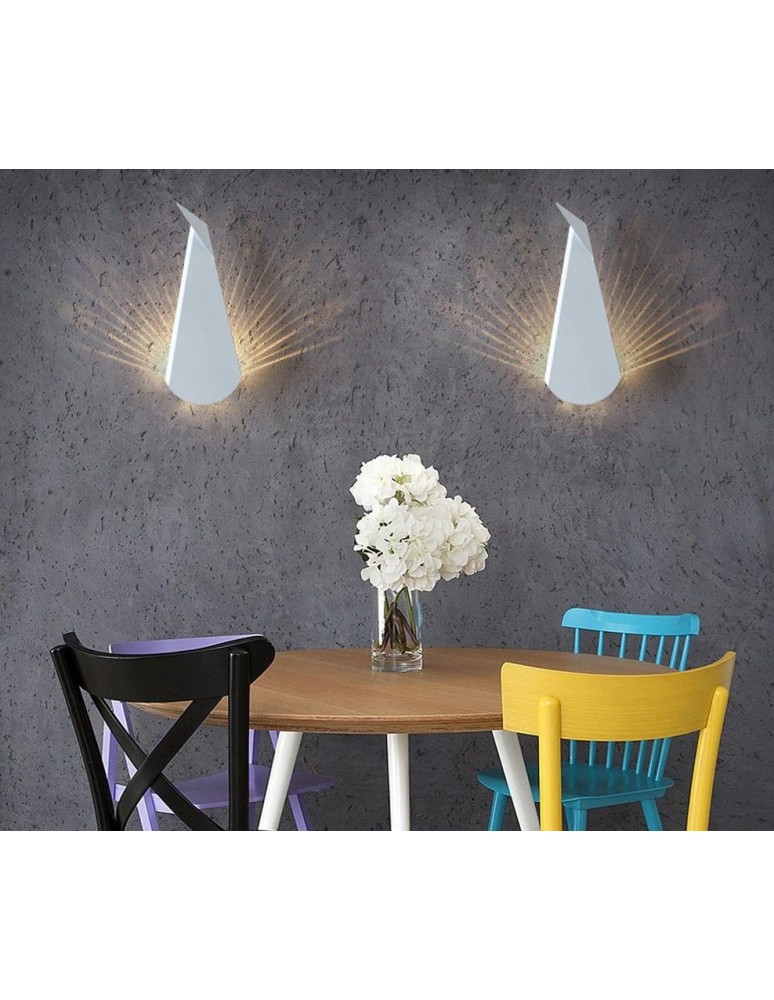 Abigali Kinkiet LED Paw Pawn Biały