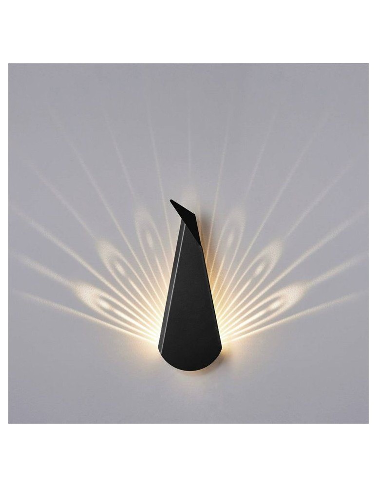 Wall lamps - Abigali LED Paw Pawn Wall lamp Black - product kolory-swiatla.pl 4