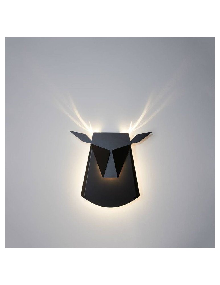 Wall lamps - Abigali LED Deer Wall lamp Black - product kolory-swiatla.pl 4
