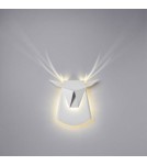 Abigali Kinkiet LED Jeleń Deer Biały