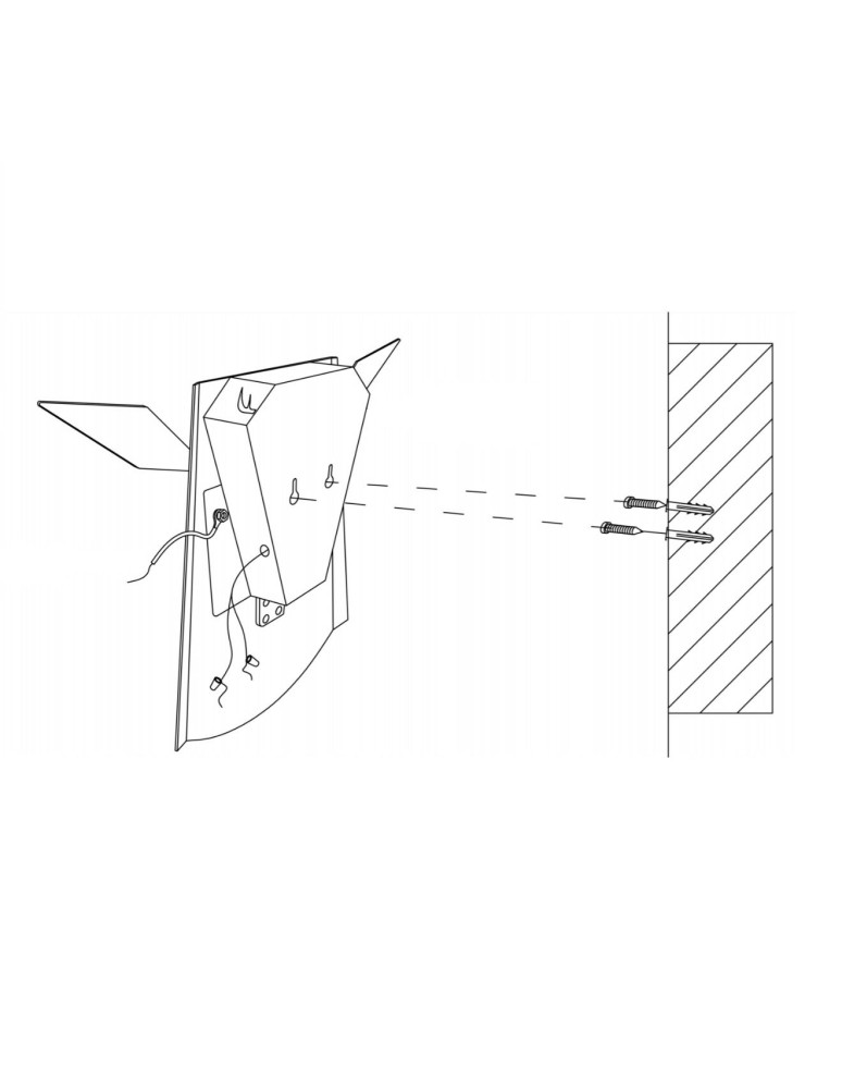 Abigali Kinkiet LED Jeleń Deer Biały