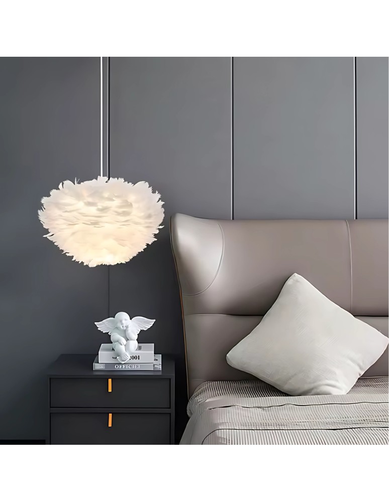 Product categories - Abigali Feather pendant lamp ⌀45 cm - product kolory-swiatla.pl 2