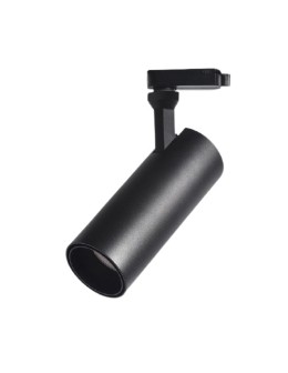 Abigali Posh Cree COB 12W 4000K CRI90+ 36° black 3-phase rail spotlight.