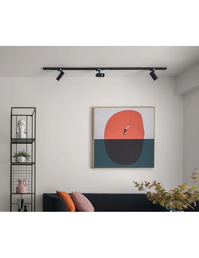 Abigali Reflektor szynowy czarny 3-fazowy Posh Cree COB 12W 4000K CRI90+ 36°