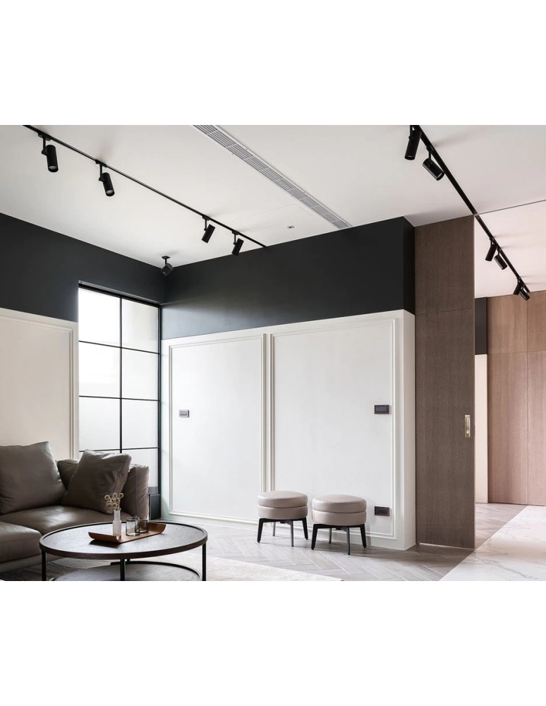 Lamps for 3-phase busbars - Abigali Posh Cree COB 12W 3000K CRI90+ 36° black 3-phase rail spotlight. - product kolory-swiatla.pl 2