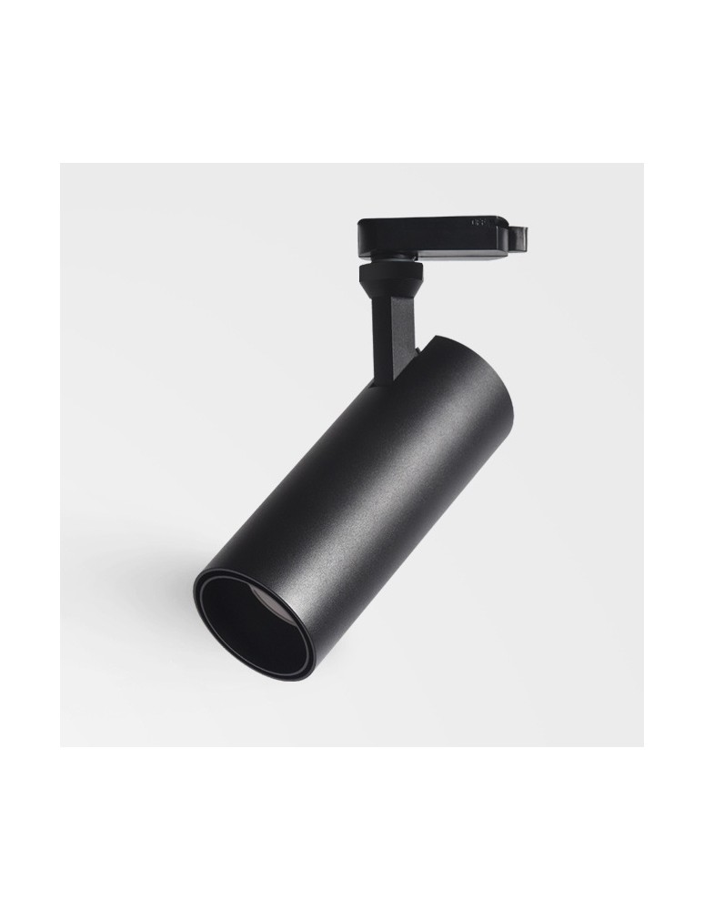 Lamps for 3-phase busbars - Abigali Posh Cree COB 12W 3000K CRI90+ 36° black 3-phase rail spotlight. - product kolory-swiatla.pl 3