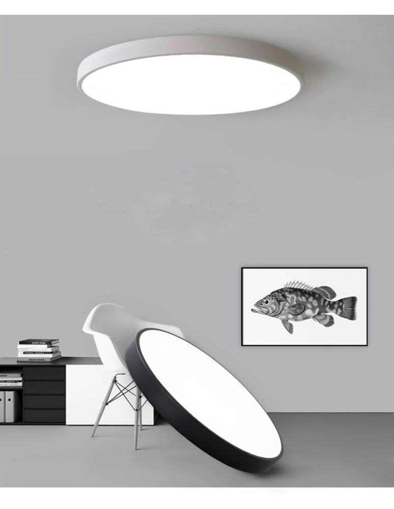 LED ceiling lamps - Abigali LED Plafon round white 300*50mm 20W 3000K - product kolory-swiatla.pl 5
