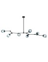 Abigali SMOKEY 9xE27 ceiling lamp