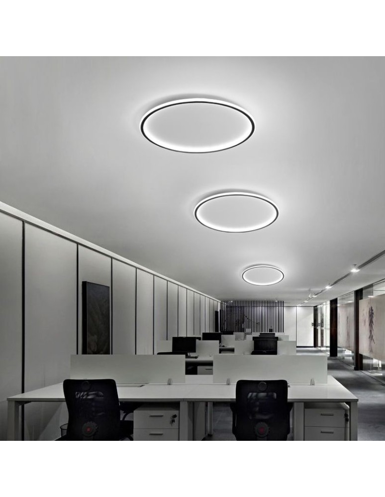 Abigali Plafon LED okrągły 500*45mm 36W - trzy barwy, ściemnialny - Pilot