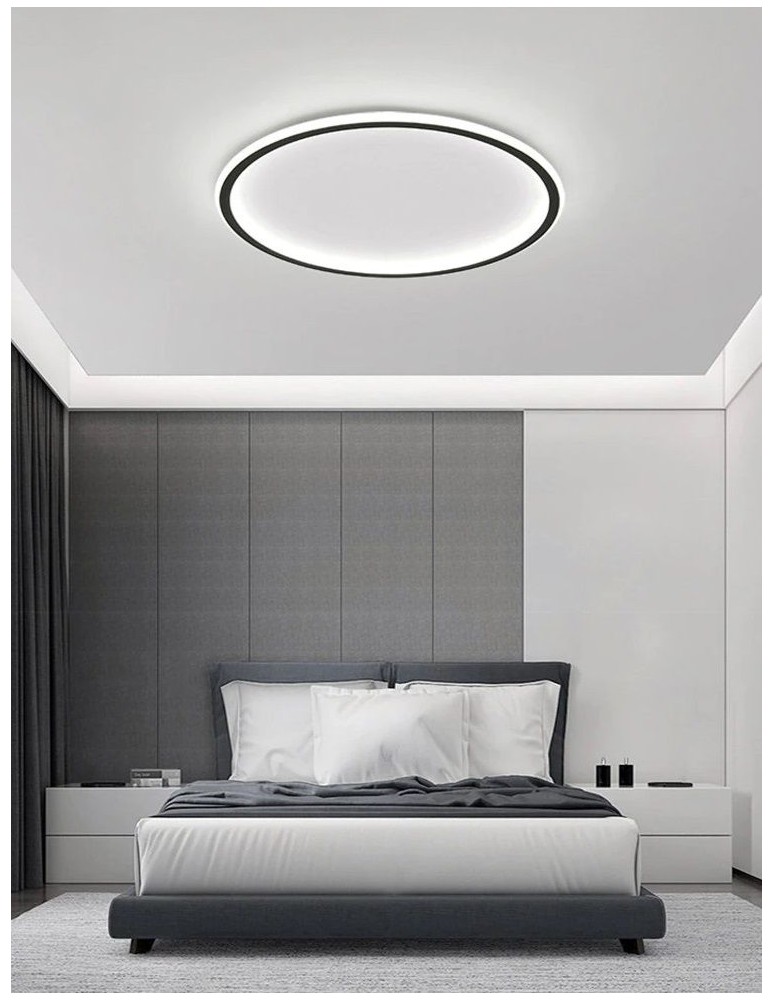 Abigali Plafon LED okrągły 500*45mm 36W - trzy barwy, ściemnialny - Pilot