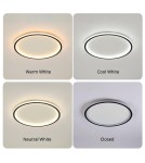 LED ceiling lamps - Abigali LED Plafond Round 500*45mm 36W - three colors, dimmable - Remote Control. - product 13