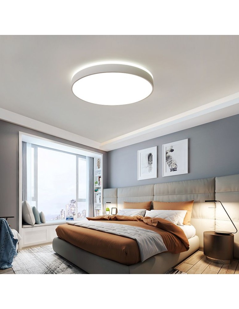 LED ceiling lamps - Abigali LED Plafon round white 600*65mm 60W 3000K - product kolory-swiatla.pl 3