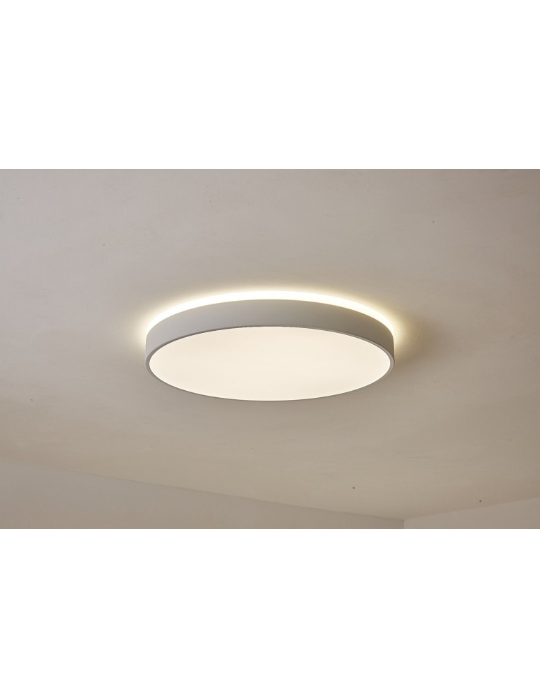LED ceiling lamps - Abigali LED Plafon round white 600*65mm 60W 3000K - product kolory-swiatla.pl 5