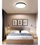 Abigali Plafon LED okrągły czarny 600*65mm 60W 3000K