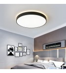 Abigali Plafon LED okrągły czarny 600*65mm 60W 3000K