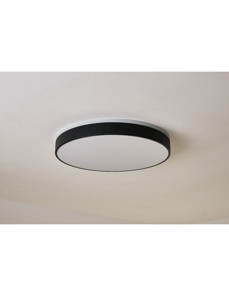 LED ceiling lamps - Abigali LED Plafon Round Black 600*65mm 60W 3000K - product kolory-swiatla.pl 7