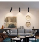 Abigali Oprawa nastropowa 12W 3000K CRI90+ 24st Czarna Ściemnialna