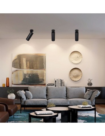 Abigali Oprawa nastropowa 12W 3000K CRI90+ 24st Czarna Ściemnialna - produkt 2