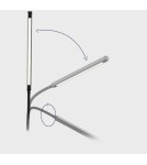 Abigali Lampa podłogowa LED Hose z pilotem