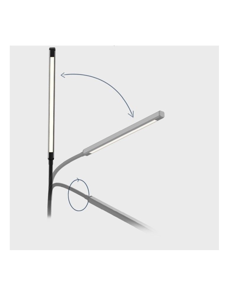 Abigali Lampa podłogowa LED Hose z pilotem