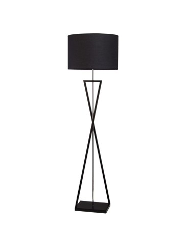 Abigali Sand Glass floor lamp black