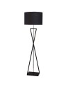 Abigali Sand Glass floor lamp black