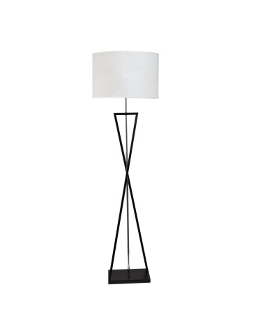 Abigali Floor Lamp Sand Glass white
