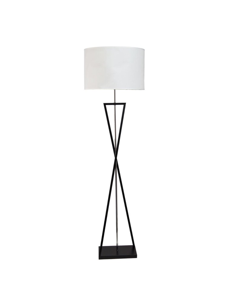 Abigali Lampa podłogowa Sand Glass biała