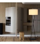 Abigali Lampa podłogowa Sand Glass biała