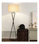 Abigali Lampa podłogowa Sand Glass biała