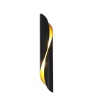 Wall lamps - Abigali Drill wall lamp Black and gold 2xE14 - product 1